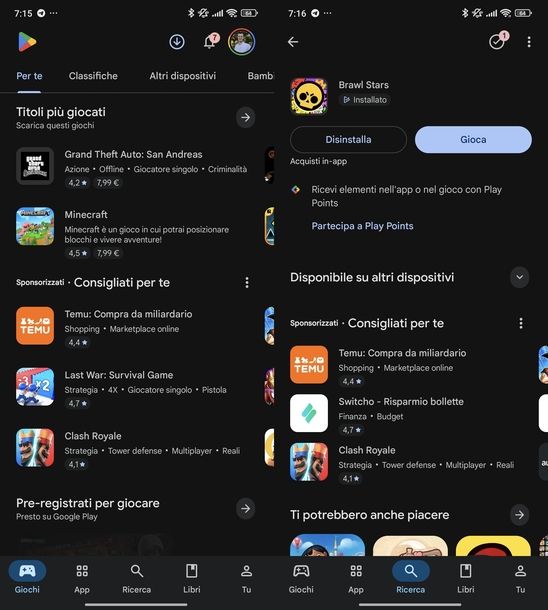 Aggiornare Brawl Stars Android