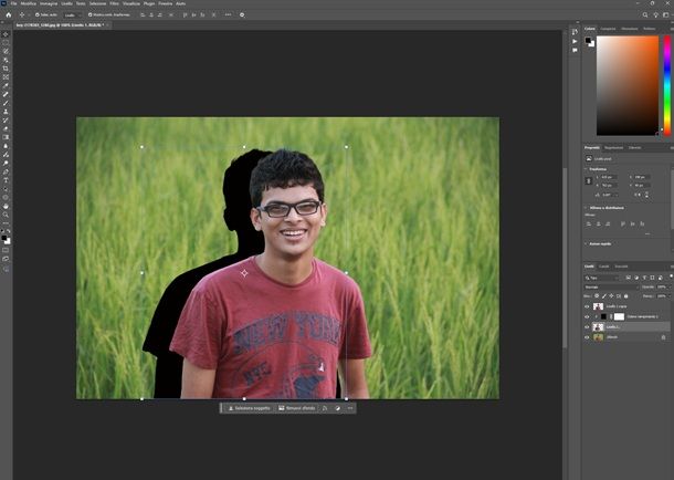 photoshop ombre copia soggetto 3