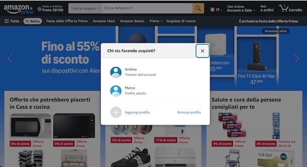 Profili su Amazon