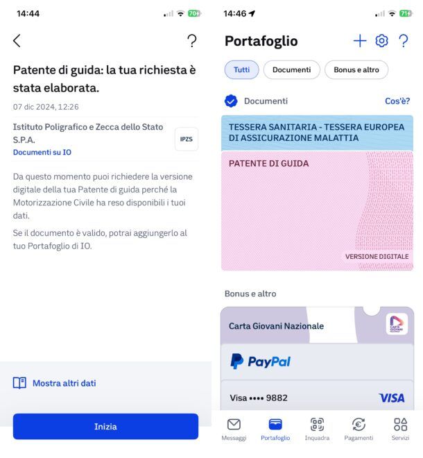 Come avere la patente sul telefono con app IO