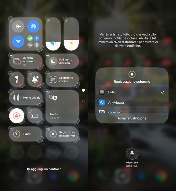 Salvare storie Instagram altri registrazione schermo iOS