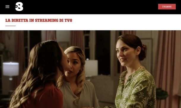 Guardare TV8 in streaming