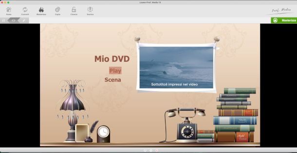 interfaccia Leawo DVD Creator