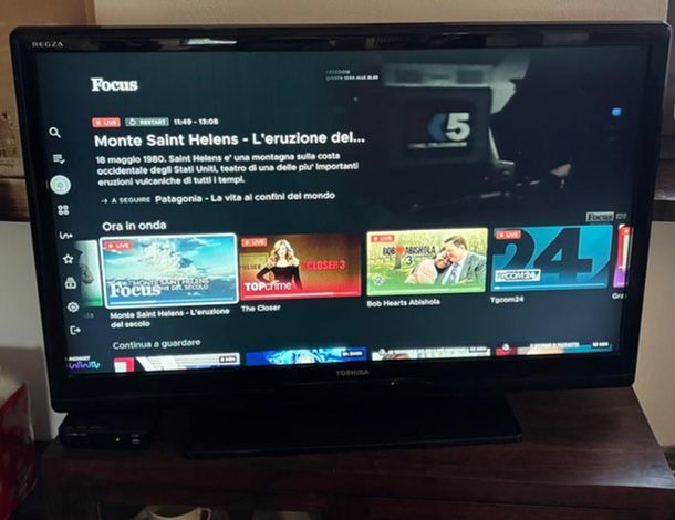 Focus diretta su smart TV