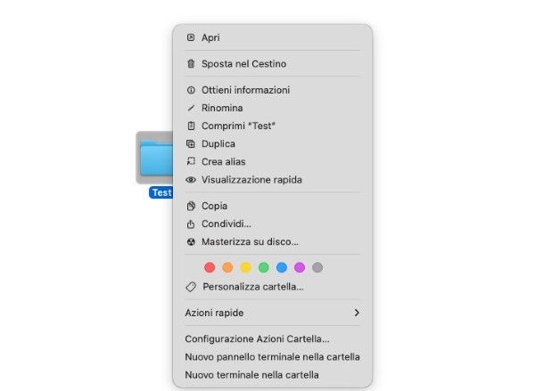 Cartella compressa macOS