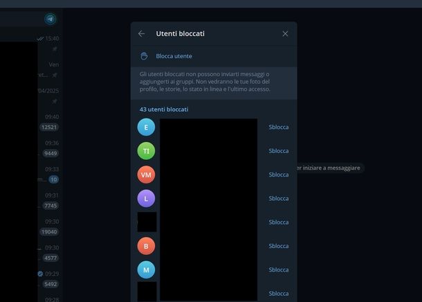 Farsi sbloccare Telegram macOS