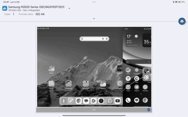 Come stampare da tablet Xiaomi