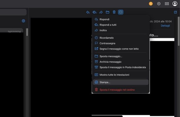 Trasferire mail iCloud Mail chiavetta USB