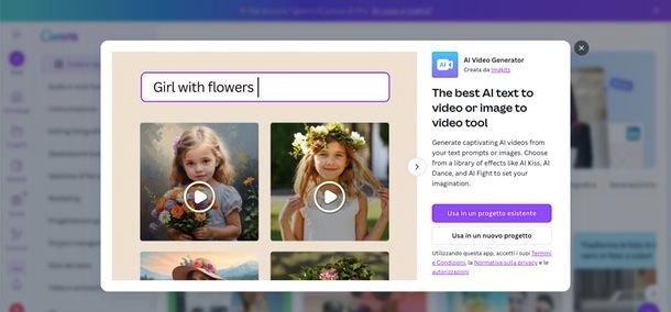 Canva AI video