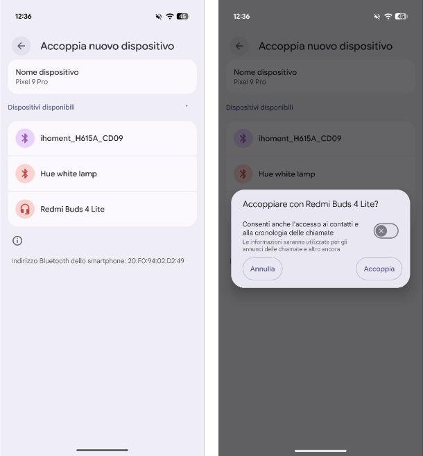 Come collegare entrambe le cuffie Bluetooth Xiaomi ad Android