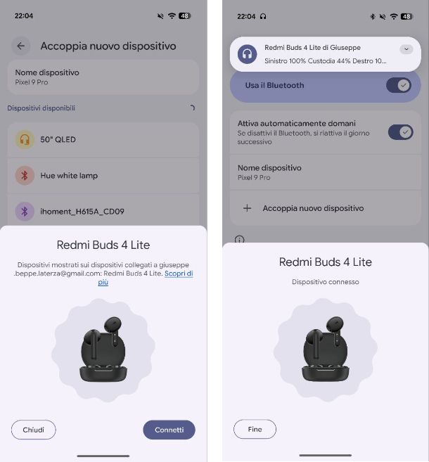 Come abbinare entrambe le cuffie Bluetooth Xiaomi