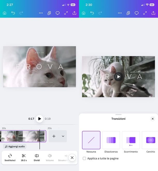 Video Canva smartphone 