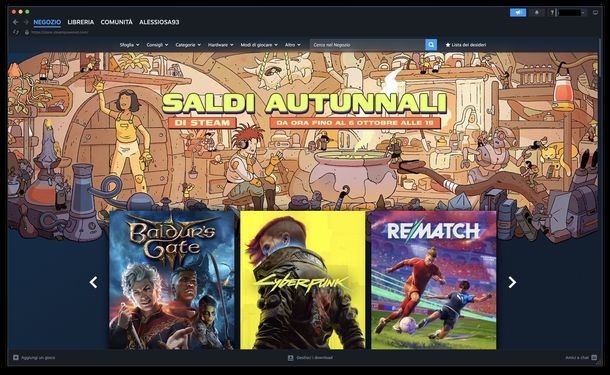 Scaricare Steam macOS