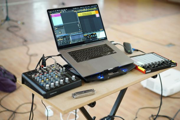 mixer collegato al PC per registrazione