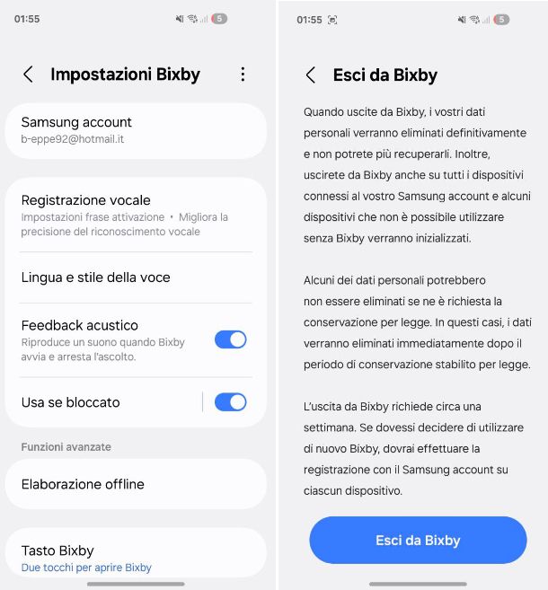 Come disattivare Bixby Voice