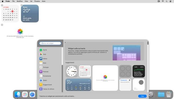 Widget macOS