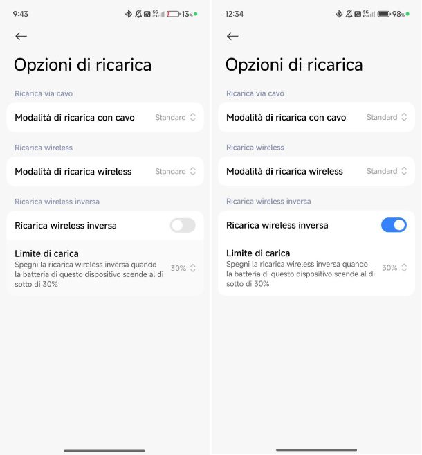 Come caricare un telefono con un altro telefono Xiaomi