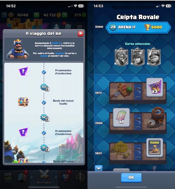 Dove trovare frammenti d'evoluzione su Clash Royale