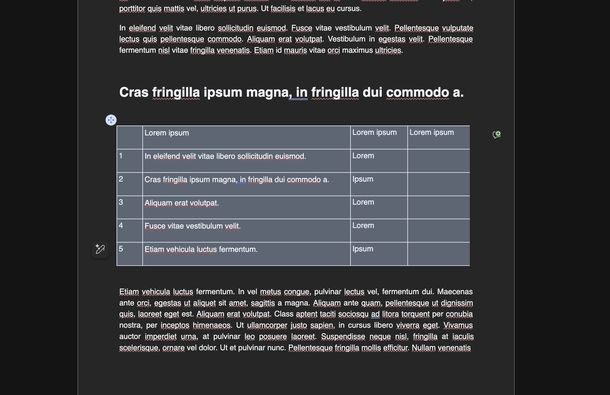 Selezionare tutto su Word Online