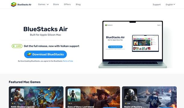 bluestack air