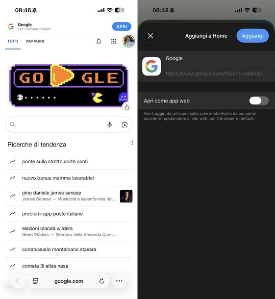Togliere Yahoo da Safari come pagina iniziale iOS