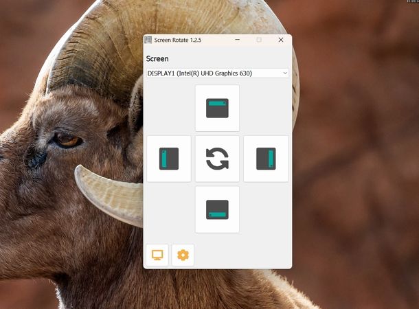 Screen Rotate app Windows