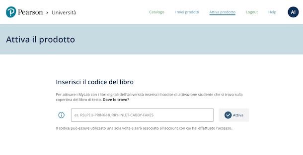 Attivare libro digitale Pearson