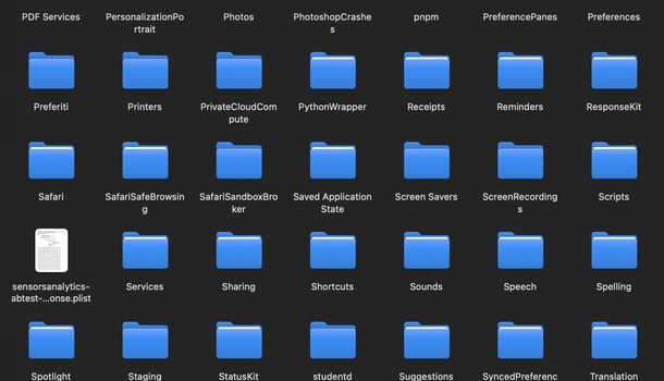 Rimuovere dati manualmente macOS