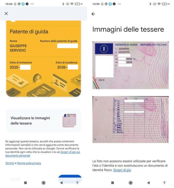 Come avere la patente sul telefono