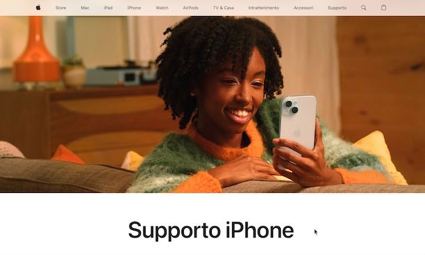 Supporto iPhone Apple