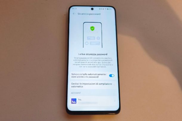 Sicurezza password di Huawei