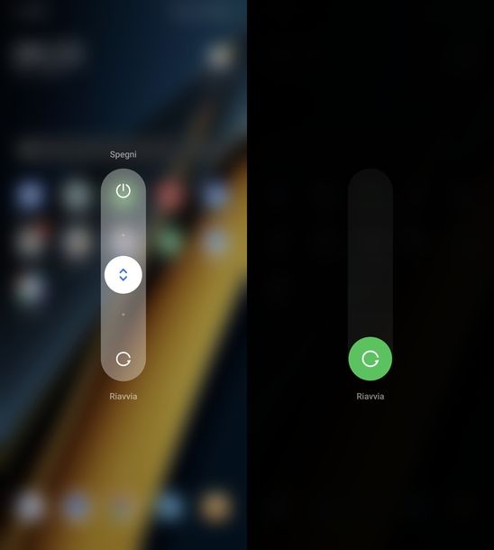 Riavviare smartphone Xiaomi