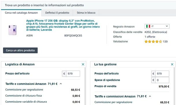 costo logistica amazon fba