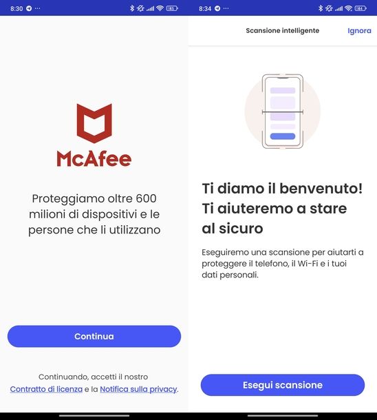 App McAfee Android