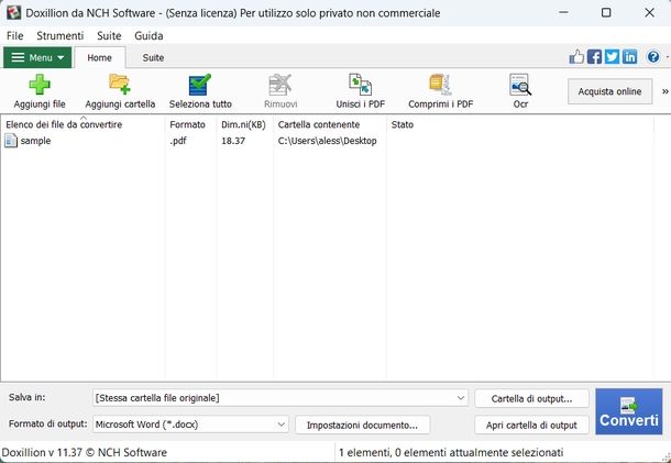 Doxillion Document Converter Windows