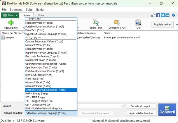 Doxillion Document Converter Windows