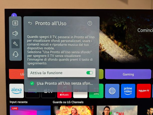 Accendere TV LG senza telecomando comandi vocali