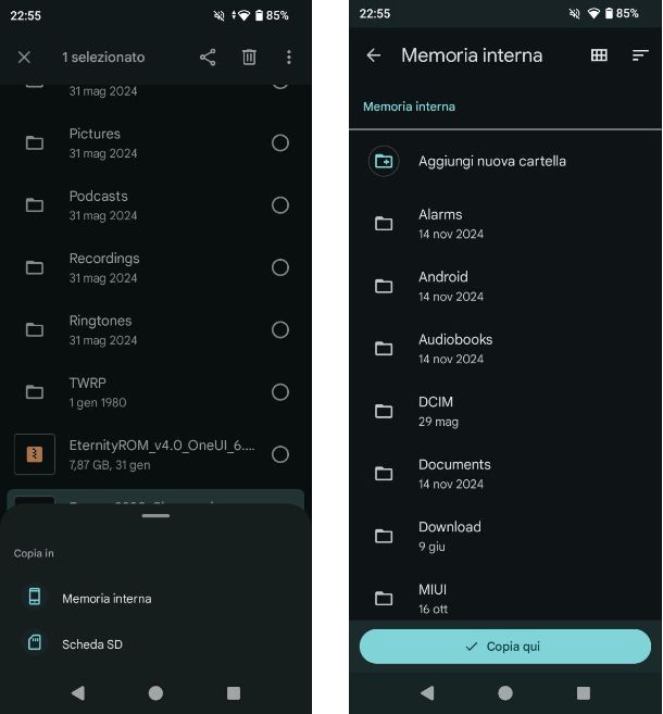 Come fare il backup della scheda SD su Android