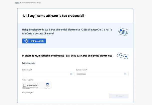 come abilitare carta identità elettronica