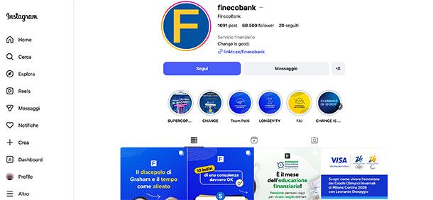 Come contattare Fineco via social network