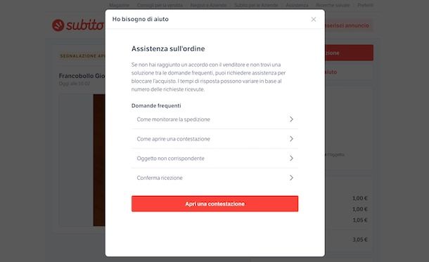 DISCUSSIONE RIF NON POSSO APRIRE UNA CONTESTAZIONE SE HO PAGATO VIA visual data 6