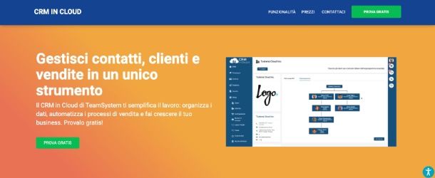 Cosa è CRM in Cloud