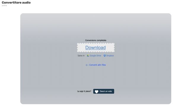 Convertitore audio 123apps