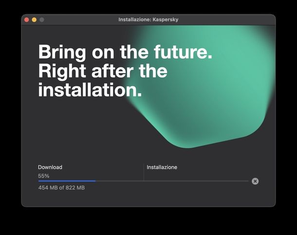 Installazione Kaspersky macOS