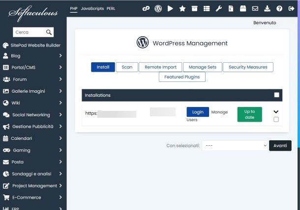 Come installare WordPress