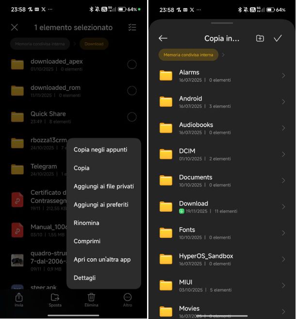 Come fare il backup della scheda SD su Xiaomi