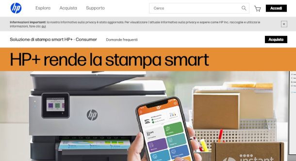 home page sito HP+