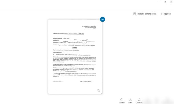 Scansione con app HP Smart
