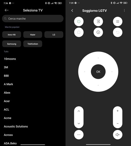 Xiaomi Mi Remote app Android