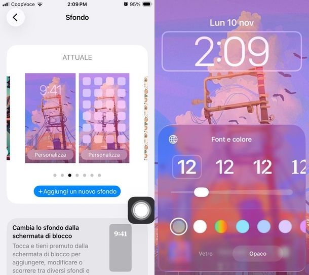 togliere Liquid Glass orologio iPhone iOS 26
